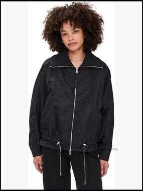 Lightweight Blouson Jacket with Two-Way Zip